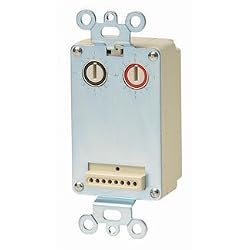 Leviton 16400 Wall Red Line 1-Way Communication DHC 4 Address Mounted Uni-Base Controller, Ivory