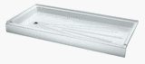 Mustee, E. L. 3060L CareGiver ShowerTub Handicap Shower Floor