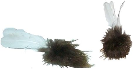 Fur N' Feather Mouse Toy - An All Natural Hunting Toy for Your Cat (1 Mouse)