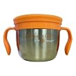 Eco Vessel Gobble n Go Stainless Steel Kid's Snack Cup with Slotted Silcone Top and Handle - Silver Express - 1 - Container