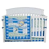 Dr. Seuss Blue Oh! The Places Youll Go! 4 Piee Bedding Set in Blue