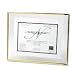 NU-DELL MANUFACTURING / NUD35355 / Floating Glass Front Award Frame w/Certificate, Metal, 11 x 14, Gold / Sold as 1 EA
