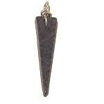 Coral Pendant 06 Wire Wrapped Blue Silver Point Stone Crater Natural 2