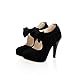 Charm Foot Womens Platform High Heel Summer Ankle Boots