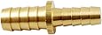 MettleAir 129-8-6-1 PK 1/2" ID x 3/8" ID Reducer Barb Mender/Splicer/Joiner/Union Fitting Brass Tubing Hose Adapter/Coupler