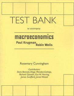 Macroeconomics Test Bank