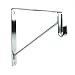 EPCO 848-PC Polished Chrome Shelf & Rod Bracket for Oval Closet Rods