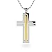 Modern Style Stainless Steel Cross with Gold