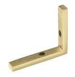 Brass Elegans 37SP-PLB Polished and Lacquered Brass 1/4" Solid Brass Risers for Stair Carpet Rod Mo