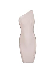 Cocktail Nylon/Rayon/Spandex One Shoulder Bandage Dress/Bodycon Dress/Club Dress/Prom Dress/Party Dress 