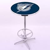 Holland Bar Stool Co. Tampa Bay Lightning Chrome Pub Table