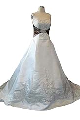 Strapless 2015 Nylon/Satin Lace Wedding Dress 