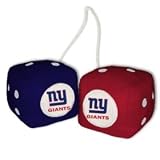 Americans Sport's New York Giants Fuzzy Dice