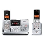 Cordless Digital Answering System with Dual Keypad & Speakerphone with extra handset