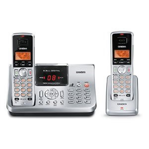 Cordless Digital Answering System with Dual Keypad & Speakerphone with extra handset