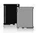 KHOMO: Gray HARD (not cheap soft TPU silicone) Rubberized Polycarbonate Case Compatible with Apple iPad 2 Smart Cover (Smart Cover Companion Case)