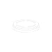 Dinex DX95-97 ProCap Plastic Beverage Lid, Clear, For 95mm-97mm Glasswares (Case of 1000)