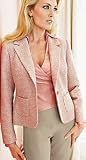 ONE BUTTON TWEED JACKET