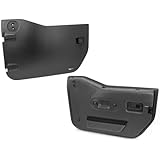 Rugged Ridge 11509.01 Black Front Half Door - Pair