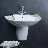 Barclay 3-724WH Phoenix Hung Sink White