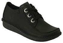 Clarks Funny Dream - Black Leather - Size 6