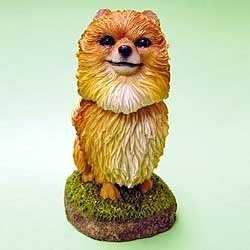 Mini Bobble Head Dog Pomeranian by Swibco