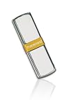 Transcend JetFlash V85 - 16 GB Metal USB 2.0 Flash Drive TS16GJFV85 (Silver/Orange)