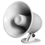 SPECO SPC-5P 5 ROUND PA SPKR. WHITE ABS 15W MAX. 3.5MM PLUG