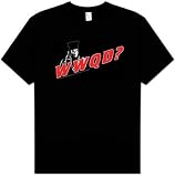 Star Trek WWQD What Would Q Do? Adult Black T-shirt