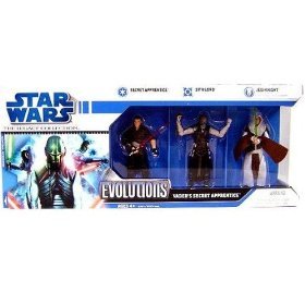 Star Wars 3.75 Inch Scale Clone Wars Evolutions PK - Vader's Secret Apprentice