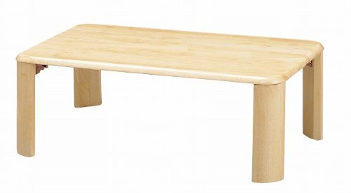 折れ脚　座卓テーブル WZ-7550 サイズ：750×500×320mm カラー：ナチュラル(#9811330) 【SE-B】 沖縄・北海道・離島は別途追加運賃が必要です。 