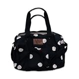 「プライスダウン!Abercrombie & Fitch アバクロ (アバクロンビー & フィッチ) ヘリテージ ダッフル トート バッグ (white dot/navy)」の画像