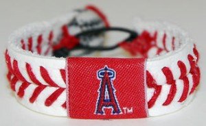 Los Angeles Angels of Anaheim Classic Baseball Bracelet
