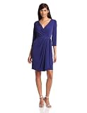 31opafhI2fL. SL160  Suzi Chin Womens V Neck Faux Wrap Dress