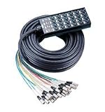 Professional XLR stage box, 24 mic, 4 return