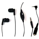 2 in 1: (Universal Black Stereo Headset Hands-free with 3.5mm Plug + 3.5mm to 2.5mm Audio Adapter) for Palm 650, 680, 700p, 700w, 700wx, 750, 750v, 755p + Free Stars stripes Silicone WristBand
