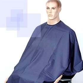 Blue Salon Hairdressing Hair Cutting Gown Barbers Cape