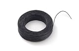 Waxed Linen Cord, 25yd, Black (Pack of 1)