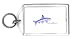 Keychain with aquarium, scientific, sea, fish