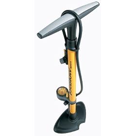 Topeak Joe Blow Sport Floor Pump w Gauge Steel Barrel w Gauge Yellow by Topeak