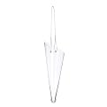 Short Tapered Hanging Cone Case - Clear