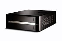 Shuttle Computer X27D ATOM Dual Core 330 CPU Embedded Intel 945GC Chipset 1x240 Pin DDR2 Max 2GB 60W Power Adapter Barebone System (Black)