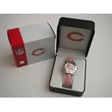 NFL Chicago Bears Sparkling Pink Band Ladies Watch in Gift Box