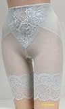 Venus 2 Pack LITE GREY SHEER MESH LONG SHAPER #3305 S