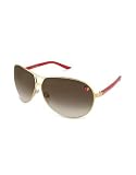 Christian Dior - Christian Dior Dior Tiny - Ladybird Metal Aviator Sunglasses red/shaded brown