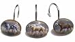 Running Horses Horse Shower Curtain Hooks Set 12