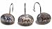 Running Horses Horse Shower Curtain Hooks Set 12