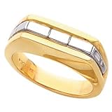 14K Two Tone Gold Men's Mounting