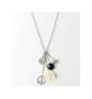 Kirra Peace Heart Charm Necklace - Silver X No Size