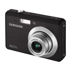 Samsung SL102 10MP Digital Camera with 3x Optical Zoom and 2.5 inch LCD (Black) by 